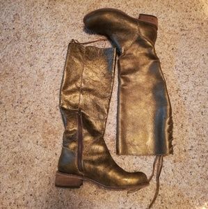 NWOT Tall Leather boots Corral Urban Lace